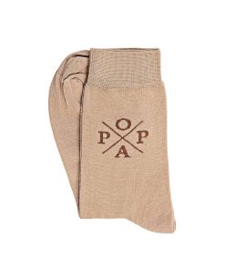 Mujer POPA BRAND Textil | Calcetines Janet Liso Beige