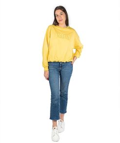 Mujer POPA BRAND Textil | Sudadera Dona Color Amarillo Letras