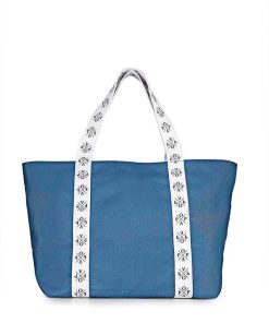 Mujer POPA BRAND Bolsos | Bolso Ester Nylon Azul