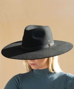 Mujer POPA BRAND Sombreros | Sombrero Fieltro Kiara Negro