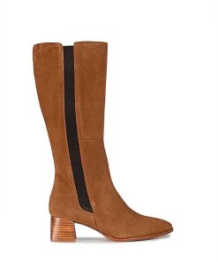 Mujer POPA BRAND Botas | Bota Ayse Serraje Marron