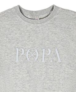 Mujer POPA BRAND Textil | Sudadera Dona Color Gris Letras