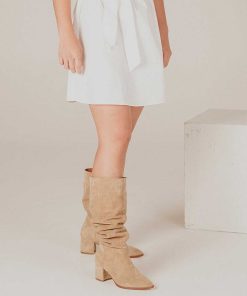 Mujer POPA BRAND Botas | Bota Alexia Serraje Arena