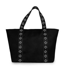 Mujer POPA BRAND Bolsos | Bolso Ester Nylon Negro