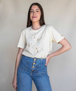 Mujer POPA BRAND Textil | Camiseta Jeanne Color Beige