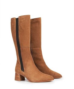 Mujer POPA BRAND Botas | Bota Ayse Serraje Marron