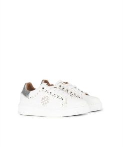 Mujer POPA BRAND Sneakers | Zapatilla Vicort Adornos Blanco