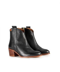 Mujer POPA BRAND Botines | Botin Piper Piel Negro