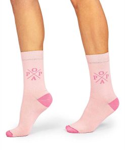 Mujer POPA BRAND Textil | Calcetines Janet Liso Rosa