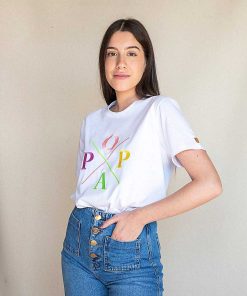 Mujer POPA BRAND Textil | Camiseta Jeanne Color Blanco