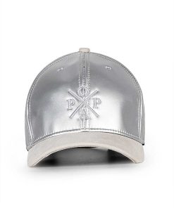 Mujer POPA BRAND Gorras | Gorra Popa Nylon Plata