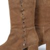 Mujer POPA BRAND Botas | Bota Thais Adornos Muscade