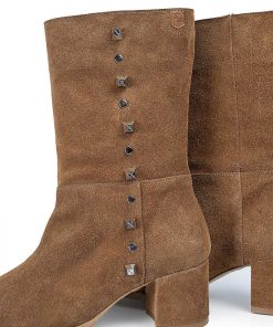 Mujer POPA BRAND Botas | Bota Thais Adornos Muscade