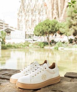 Mujer POPA BRAND Sneakers | Zapatilla Vicort Antik Blanco