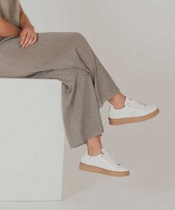 Mujer POPA BRAND Sneakers | Zapatilla Vicort Antik Blanco