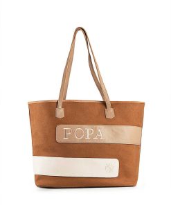 Mujer POPA BRAND Bolsos | Bolso Abril Suede Cuero