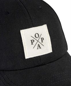 Mujer POPA BRAND Gorras | Gorra Popa Negro Lona