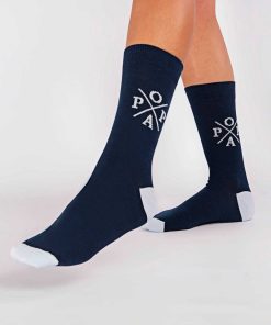 Mujer POPA BRAND Textil | Calcetines Janet Liso Marino