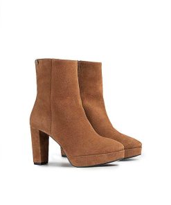 Mujer POPA BRAND Botines | Botin Venus Serraje Muscade