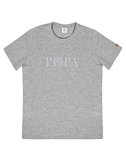 Mujer POPA BRAND Textil | Camiseta Lili Color Gris Letras