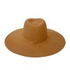 Mujer POPA BRAND Sombreros | Sombrero Fieltro Ginger Taupe