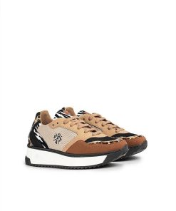 Mujer POPA BRAND Sneakers | Zapatilla Almanzor Animal Negro