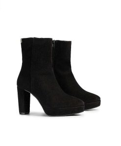 Mujer POPA BRAND Botines | Botin Venus Serraje Negro