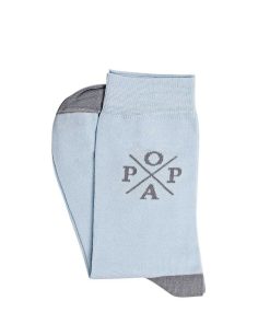 Mujer POPA BRAND Textil | Calcetines Janet Liso Celeste