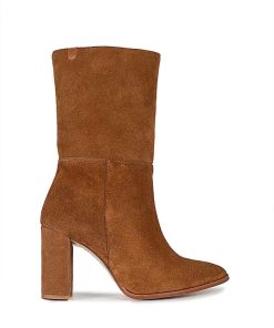 Mujer POPA BRAND Botas | Bota Claudia Serraje Muscade