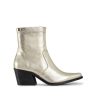 Mujer POPA BRAND Botines | Botin Olivia Laminado Platino