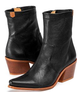 Mujer POPA BRAND Botines | Botin Olivia Rock Negro