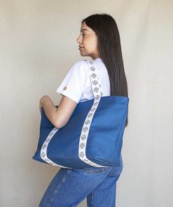 Mujer POPA BRAND Bolsos | Bolso Ester Nylon Azul