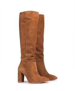 Mujer POPA BRAND Botas | Bota Julieta Serraje Muscade