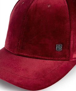 Mujer POPA BRAND Gorras | Gorra Popa Terciopelo Burdeos