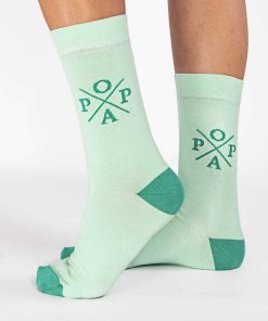 Mujer POPA BRAND Textil | Calcetines Janet Liso Verde