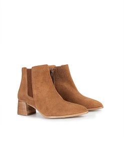 Mujer POPA BRAND Botines | Botin Eyra Serraje Marron