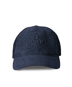 Mujer POPA BRAND Textil | Gorra Popa Azul Rejilla