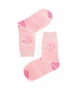 Mujer POPA BRAND Textil | Calcetines Janet Liso Rosa