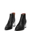 Mujer POPA BRAND Botines | Botin Elia Laminado Negro