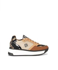 Mujer POPA BRAND Sneakers | Zapatilla Almanzor Animal Negro