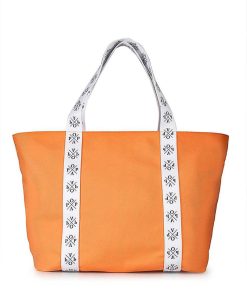 Mujer POPA BRAND Bolsos | Bolso Ester Nylon Naranja