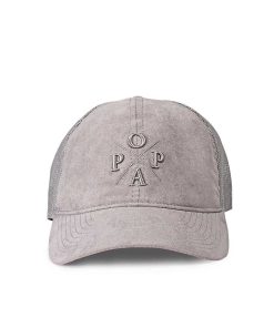 Mujer POPA BRAND Textil | Gorra Popa Gris Rejilla