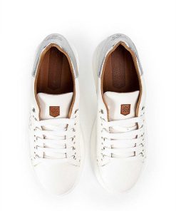 Mujer POPA BRAND Sneakers | Zapatilla Vicort Adornos Blanco