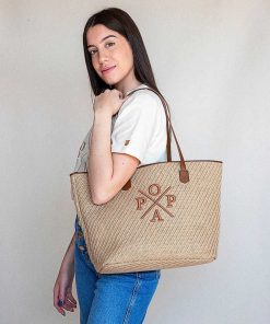 Mujer POPA BRAND Bolsos | Bolso Bianca Cohiba Natural