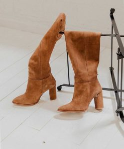 Mujer POPA BRAND Botas | Bota Julieta Serraje Muscade