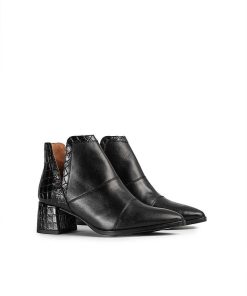 Mujer POPA BRAND Botines | Botin Aura Coco Piel Negro