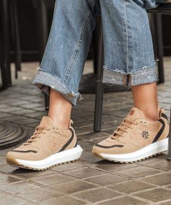 Mujer POPA BRAND Sneakers | Zapatilla Maguey Rombos Arena