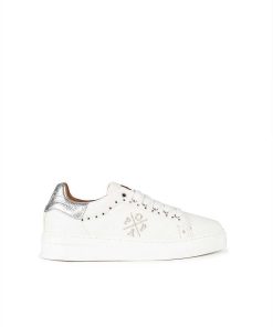 Mujer POPA BRAND Sneakers | Zapatilla Vicort Adornos Blanco