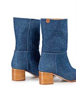 Mujer POPA BRAND Botas | Bota Thais Jeans Azul