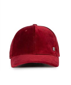 Mujer POPA BRAND Gorras | Gorra Popa Terciopelo Burdeos